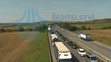 Kolona na dálnici D2