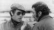 Zleva William Friedkin a Peter Blatty, 1973 nahrávání Vymítače ďábla