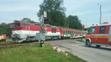 Autobus na železničním přejezdu u Turčianských teplic - 1