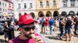 Zákrok policistů na Babišově setkání s občany (1)