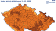 Aktivita klíšťat 28. 5. 2025