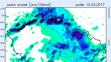 Srážková mapa - pátek