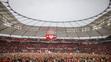 Fanoušci Leverkusenu na stadionu
