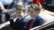 Princ Louis a princ George na Trooping the Colour