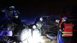 Tahač s cisternou se v noci převrátil na 18. kilometru dálnice D8 - 6