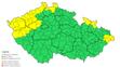 Výstraha před silným větrem, 10. 10. 2024 ráno