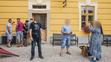 Zákrok policistů na Babišově setkání (5)