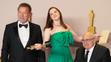 Arnold Schwarzenegger, Jennifer Lame a Danny DeVito, 10. 3. 2024 předávání Oscarů