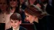 Princ Louis a princezna Kate na vánoční bohoslužbě