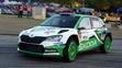 Jan Kopecký s novým vozem Škoda Fabia R5