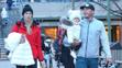 Bode Miller s manželkou a dcerou v Aspenu
