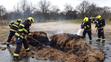 Na Letenské pláni hořeli balíky slámy
