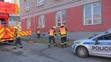 Kontejner v Ostravě spadl na policejní auto - 1