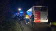 Nehoda autobusu a osobního auta u Českého Brodu