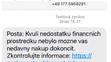 Podvodné SMS a e-maily