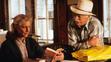 Frances Sternhagenová a Richard Farnsworth ve filmu Misery nechce zemřít, 1990
