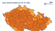 Aktivita klíšťat, 29. 7. 2024