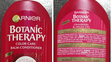 GARNIER, BOTANIC THERAPY, COLOR CARE BALM – CONDITIONER, CRANBERRY & ARGAN OIL