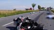 Smrtelná nehoda motorky s kamionem u Hradce Králové