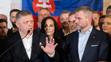 Robert Fico a Peter Pellegrini, 7. 4. 2024 přímé volby prezidenta Slovenské republiky