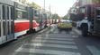 Střet chodce s tramvají v Brně