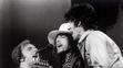Zleva Van Morrison, Bob Dylan, Robbie Robertson, 1978