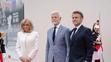 Brigitte Macronová, prezidenti Petr Pavel a Emmanuel Macron