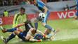 Německo - Slovensko 1:3, fotbal ve vodě
