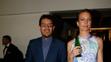 Anna Polívková a její manžel Giuseppe na filmovém festivalu ve Varech