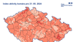 Index aktivity komára pro 21. 5. 2024