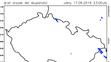 Mapa srážek v Česku - 2