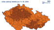 Index aktivity klíšťat pro 11. 5.