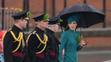 Kate a William na oslavách Dne sv. Patrika s Irskými gardami