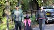 Rupert Grint s dcerou a partnerkou Georgiou Groomeovou, 23. 10 2024