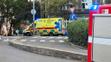 Sanitka shořela u Žižkovské věže v Praze