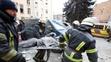 Důsledky ostřelování v centru Charkova