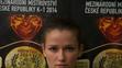 Kateřina při zápasechv kickboxu - 2