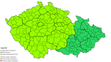 Předběžná výstraha před bouřkami na středu 4. 6. 2025