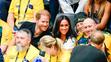 Princ Harry a vévodkyně Meghan na basketbalovém utkání, 13. 9. 2023 Německo, Düsseldorf (3)