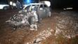 Hořící auto po smrtelné nehodě v Brně - 3