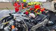 Nehoda autobusu s automobilem u Horní Loděnice
