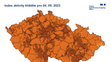 MAPA Aktivita klíšťat, 4. 5. 2023