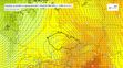 Teplota, proudění a geopotenciál v hladině 850 hPa