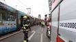 Sražené tramvaje v Praze u Tančícího domu - 2