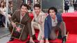 Kevin Jonas, Nick Jonas a Joe Jonas získali hvězdu na chodníku slávy, 30. 1. 2023