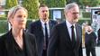 Petr Fiala na posledním rozloučením Jiřího Bartošky, 20. 5. 2025