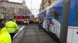 Nehoda dvou tramvají a osobního auta blokuje v Brně - 2