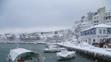 Přístav Skopelos v Řecku 8.1. 2017