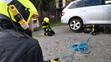 Hasiči zachránili užovku (2)