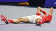 Dojatý Jakub Menšík po bitvě s Novakem Djokovičem